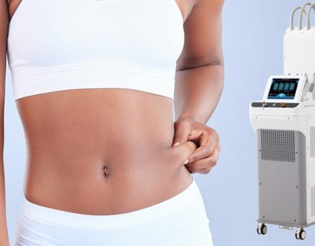 Laser lipolysis for love handles